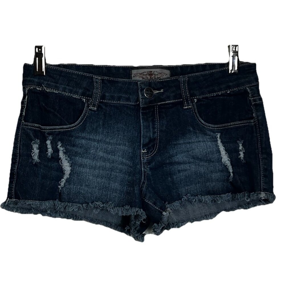 Iris Jeans Modern Vintage American Style Jean Shorts Distressed Women’s Sz Large